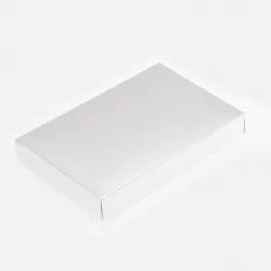 12 Choc Shiny Silver Folding Lid